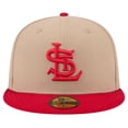 thumbnail image 2 of Men's New Era Khaki St. Louis Cardinals 59FIFTY Fitted Hat, 2 of 5