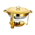 thumbnail image 4 of deevoka Chafing Dish Family Hot Pot Catering Food Warmer for Commercial Family, 4 of 9