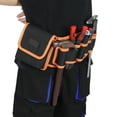 thumbnail image 1 of Bolsa De Herramientas, Organizador De Herramientas Multiherramientas De Soporte, Para Carpintero Electricista ZAQW 6 agujeros con bolsillo derecho, 1 of 8