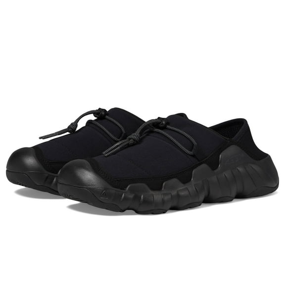 KEEN Men's Hypowser Crushback Slipper, Black/Black, 12