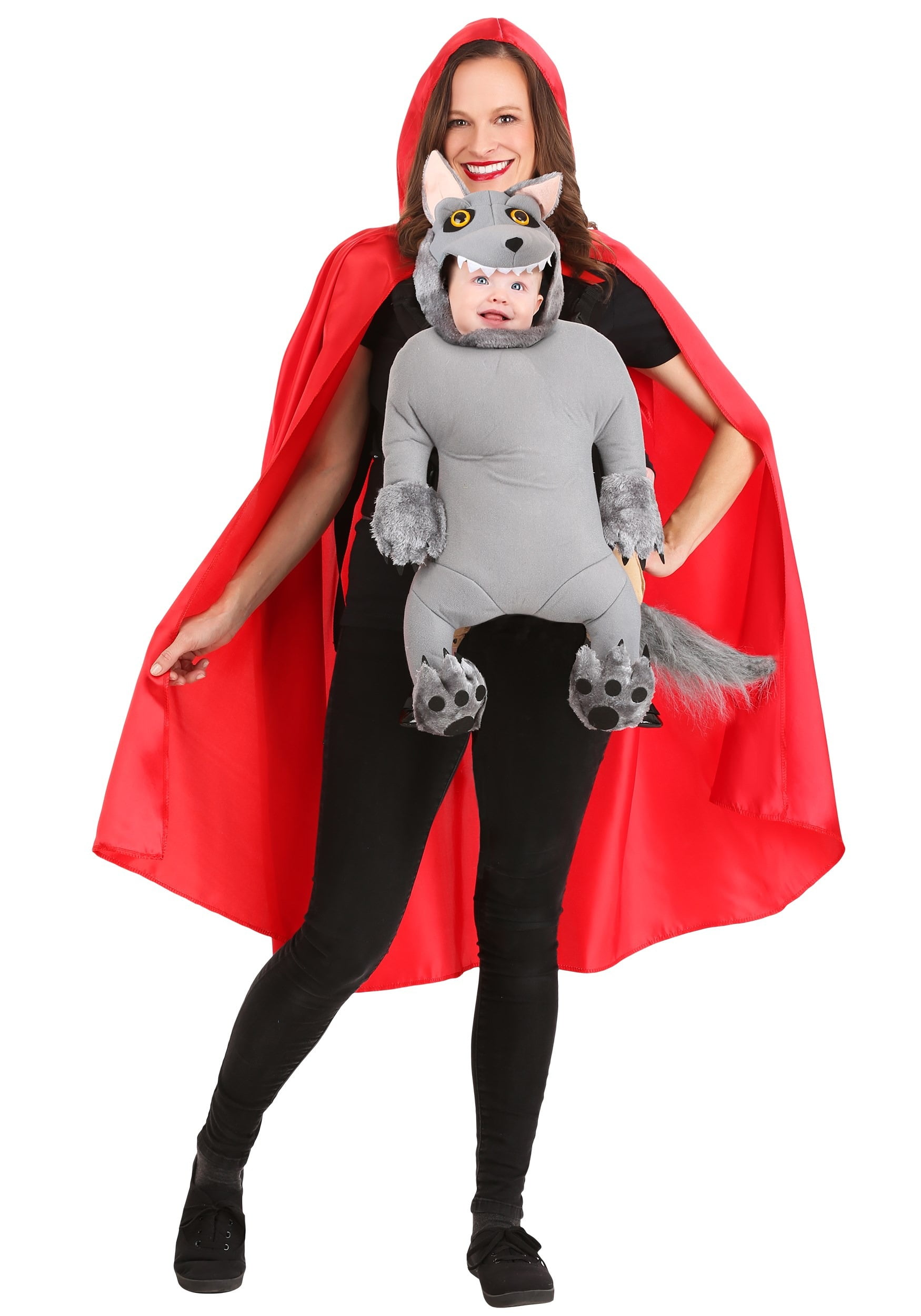 Little Red Riding Hood And Baby Wolf Costume Walmart Com