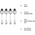 Oneida Flatware True Rose Dinner Spoons Set Of 4