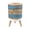 Color 1, variant on Small Trash Can with Lid Black Bear Two Cubs Forest Realistic Wildlife 1.8 Gallon Dog Proof Trash Can Round Garbage Can Waste Bin Wastebasket for Bathroom Bedroom Living Room