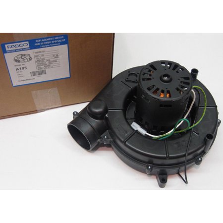 Quest Blower Motor - Fasco A195 Furnace Draft Inducer Blower Motor fits Trane D330757P03 X38040313070