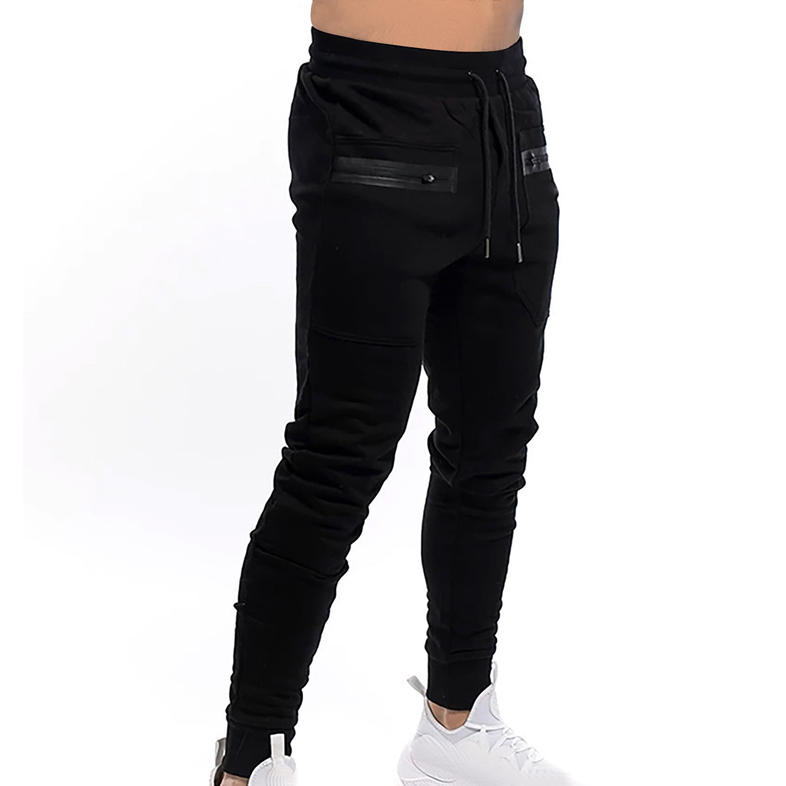  Idtswch 36”Inseam Men's Tall Yoga Sweatpants Open Bottom  Joggers Casual Loose Fit Athletic Pants with Pockets Black : Clothing,  Shoes & Jewelry