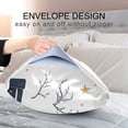 thumbnail image 4 of Yayeee Pillowcase Standard Size Set of 2 Satin Wrinkle Resistant Pillow Case, White Halloween Pattern, 4 of 7