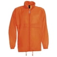 thumbnail image 6 of B&C Sirocco Mens Lightweight Windproof Water Repellent Anorak Jacket, 6 of 6