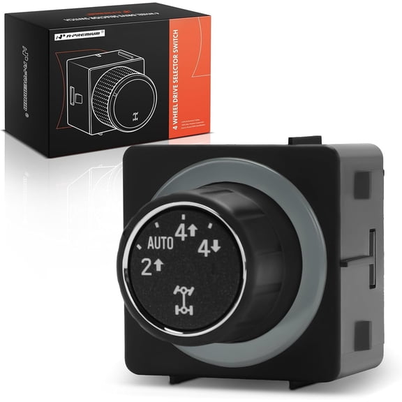 A-Premium 4x4 Switch 4WD Four Wheel Drive Selector Switch Fit for Chevy Silverado 1500 2014-2015, Tahoe Suburban 2015, 4WD Only, W/2-Speed Transfer Case, Replaces 22752189 84254255