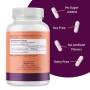 AKG (Alpha Ketoglutaric Acid) 500mg (240 Vegetarian Capsules) - No Stearates - Vegan - Non GMO - Gluten Free - AKG supplement