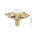 thumbnail image 2 of BRIGHTFUFU Perillas De Latón Dorado Para Muebles Con Agarre Ergonómico Y Acabado Envejecido, 2 of 8