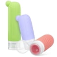 thumbnail image 3 of 3 uds botellas dispensadoras botellas de champú botellas exprimibles botellas de baño corporal contenedores de viaje botellas de artículos de tocador 90ml 60ml, 3 of 5