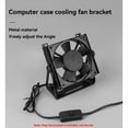 thumbnail image 5 of Soporte Multiusos para Ventiladores de PC de 120 y 140 mm, RotacióN de 360 Grados, Color Negro., 5 of 5