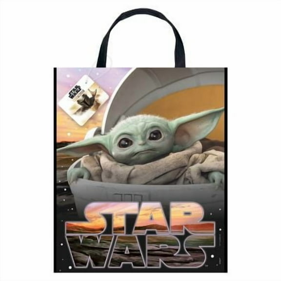 11" x 13" Large Star Wars™ The Mandalorian  The Child Plastic Tote Bag