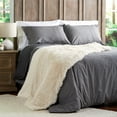 thumbnail image 4 of Somerset Home Oversiz Long Pile Faux Fur Throw Blanket (White), 4 of 7