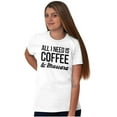 thumbnail image 5 of All Need Is Coffee Mascara Funny Gym Women's Graphic T Shirt Tees Brisco Brands M, 5 of 5