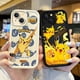 thumbnail image 2 of Funda de teléfono de dibujos animados Pokémon Pikachu para iPhone 16, 15, 14, 13, 12, 11 Pro Max, 16, 15, 14, 8, 7 Plus, X, XS Max, 8, 7, cubierta de silicona a prueba de golpes, 2 of 5