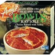 Amy's Frozen Meals, Ravioli Bowl, Made With Organic Wheat and Tomatoes, Microwave Meals, 9.5 Oz