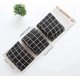 thumbnail image 3 of 3Pcs Hanging Storage Bag with 3 Pockets Wall Shelf Fabric Basket Storage Pouch Organizer for Bedroom Bathroom Kitchen - Waterproof & Stylish (Black/Gr, 3 of 4