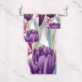 thumbnail image 5 of Coolnut Purple Tulip Bathroom Towel Set of 3 with Hand Towel, Wash Cloths & Bath Towel, Extra Aborbent Soft Towels Set Decor for Bathing Home Shower Wash cloth, 5 of 7