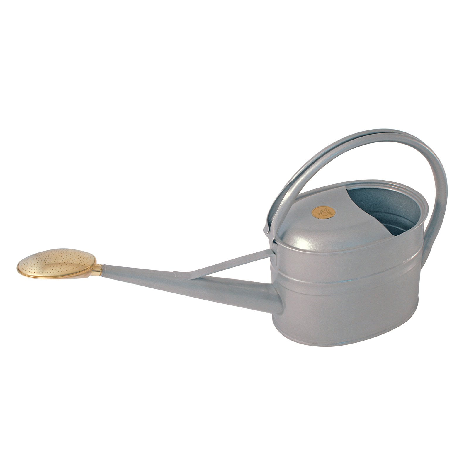 Haws Slimcan 5 Liter Galvanized Painted Watering Can with Oval Rose