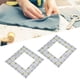 thumbnail image 5 of Regla acrílica reglas para acolchar transparentes pequeñas compactas duraderas práctica y cómoda operación simple para corte áspero para manualidades en papel para, 5 of 8