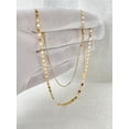 thumbnail image 5 of Jewelheart 14K Solid Gold Valentino Chain For Women, Dainty 2.2mm Mirror Link Choker Necklace Adjustable 13" To 17", 5 of 5