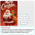 thumbnail image 4 of Christmas Theme Jigsaw Puzzle, Festive Family Activity Puzzle Game for Group Interaction and Cognitive Skill Development(A), 4 of 8
