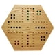 thumbnail image 3 of Juego de mesa de mármol Cauff, roble macizo, doble cara, 40 cm, 3 of 8