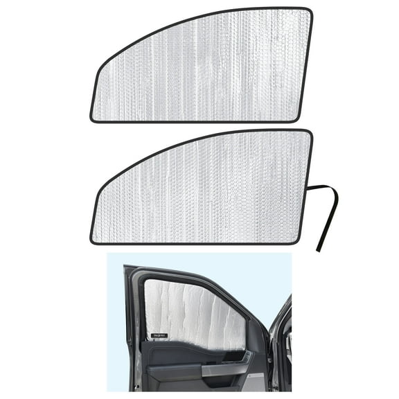 YelloPro Auto Front Side Window Sunshades for 2021-2025 Ford F-150 Pickup, 2Dr 4Dr (Set of 2)