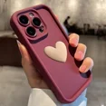 thumbnail image 1 of Cute 3d Love Silicone Phone Case Camera Protecte Shockproof Waterproof Candy Phone Case For Iphone 15 14 13 12 11 Pro/promax, 1 of 7
