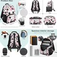 thumbnail image 4 of Garronmavis Cute Pink Cow Kids Backpack Set, 4-Piece School Bag with Lunch Bag, Pencil Case & Water Holder Case, Breathable Adjustable Straps Backpack for Elementary School Girls, 4 of 6