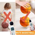 thumbnail image 3 of ABPWLY Toys Mute Ball Indoor Childrens Silent Basketball Sponge Sports Toy 21x21x21cm with Hoop Frame for Kid Toddler Play Room Kids Toys, 3 of 7