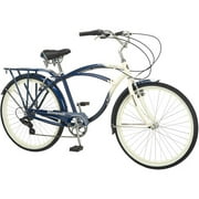 26" Schwinn Point Beach Men's Cruiser Bike, Navy/Cream