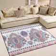 thumbnail image 2 of Coolnut Henna Style Area Rug Pad - 80 x 58 inch - 100% Light Weight Polyester Fabric for Living - Bedroom, 2 of 6