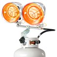 thumbnail image 1 of Calefactor de propano Breeze Touch de doble cabezal para tanque superior, 30,000 BTU, 1 of 7