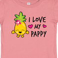 thumbnail image 4 of Inktastic I Love My Pappy with Pineapple Girls Baby T-Shirt, 4 of 5