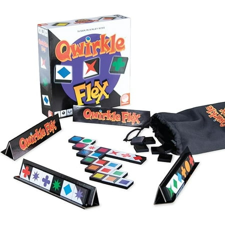 Qwirkle Flex Edition– Classic Qwirkle with a New Twist - Increased Strategy & Replayability Ages 8+ 2-4 Players