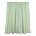 thumbnail image 2 of BalsaCircle 2 Panels Sage Green 8 feet Polyester Drapery Backdrop Curtains Rod Pockets Party Events Decorations Supplies, 2 of 8