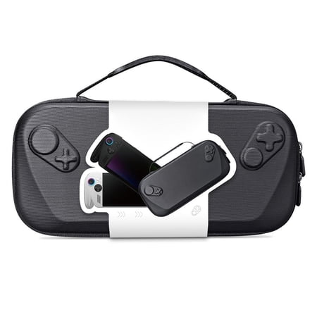 SharkTRUE Hard Carrying Case for ROG AllyROG Ally Handheld Console Portable EVA Zipper Travel Bag with Shockproof Protection Accessory Storage Mesh Pocket and Handle