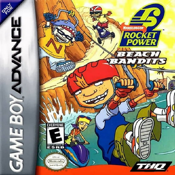 Restored Rocket Power: Beach Bandits (Nintendo GameBoyAdvance, 2002) Nickelodeon Game (Refurbished)