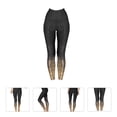 thumbnail image 5 of WAXIAYU Yoga Leggings High Waisted Sequin 7/8 Length Running Pants, 5 of 6