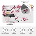 thumbnail image 4 of Cherry Blossoms Doormat Outdoor Entrance 18"x30", Pink Pastoral Modern Gradient Spring Absorb Moisture Dirt Door Mats, Non-Slip Rubber Backing Floor Mats Indoor, Low-Profile Front Door Rugs, 4 of 9