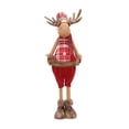 thumbnail image 2 of Estatuilla de muñeco de alce de Navidad, estatua de alce de Navidad, decoración de figura navideña, juguete ornamental para decoración del hogar y la Estilo C 22x15x68cm Hugo Figura de muñeco de alce navideño, 2 of 10