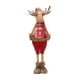thumbnail image 2 of Estatuilla de muñeco de alce de Navidad, estatua de alce de Navidad, decoración de figura navideña, juguete ornamental para decoración del hogar y la Estilo C 22x15x68cm Hugo Figura de muñeco de alce navideño, 2 of 10