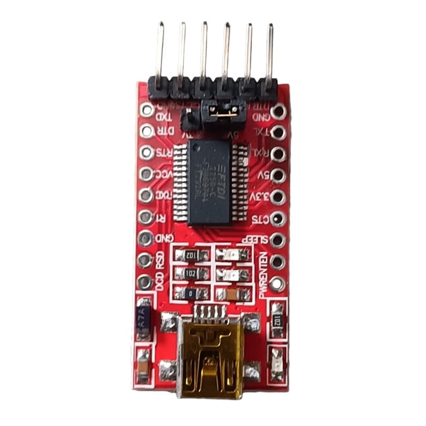 FT232RL FT232 Pro Mini USB a TTL 232 3.3V 5.5V Módulo USB a TTL (MINI rojo)