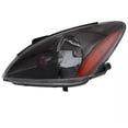 thumbnail image 2 of For 04-07 Lancer Front Halogen Headlight Headlamp Black Bezel w/Bulb Driver Side, 2 of 5