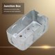 thumbnail image 3 of Caja de conexiones oculta de chapa de hierro galvanizado para proyectos eléctricos, caja de conexiones externa de metal, 3 piezas, 3 of 6
