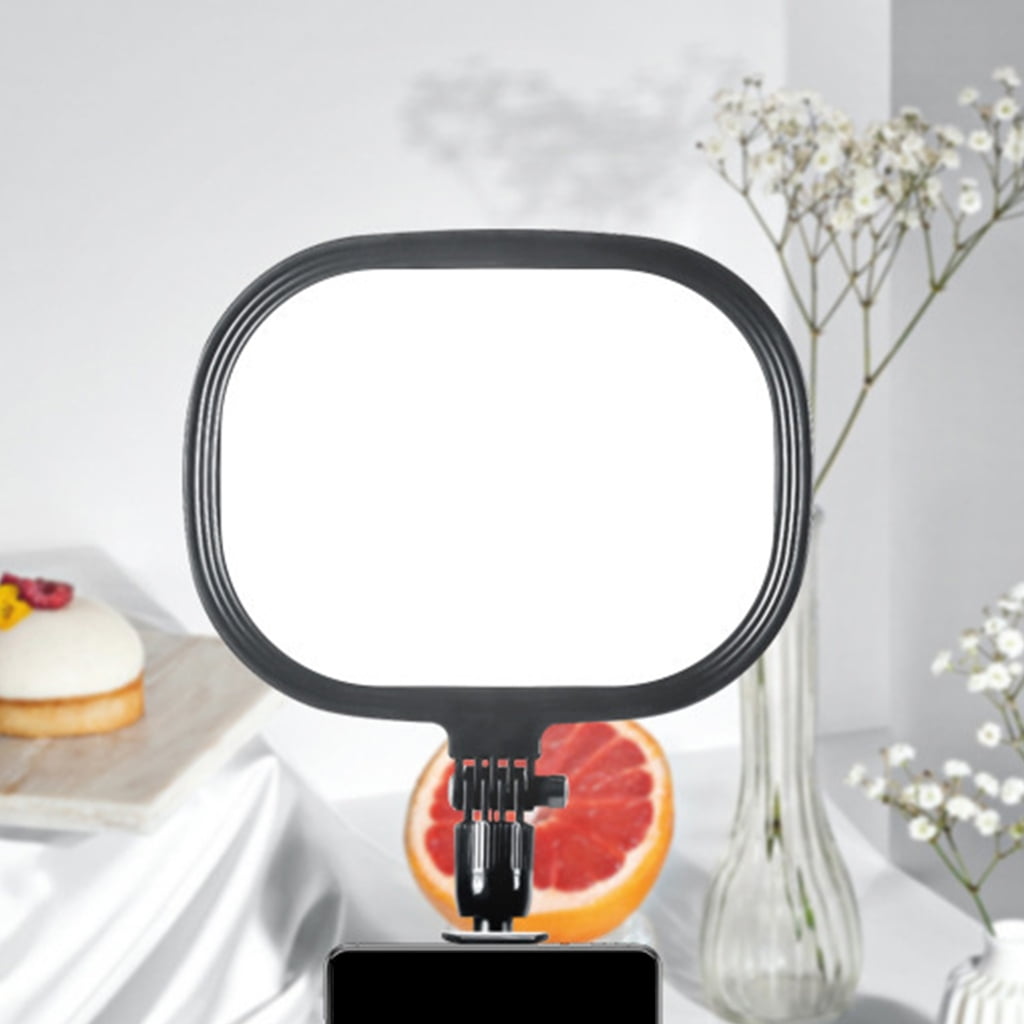 Zeiwohndc Professional LED Round Light 3 Color Temperatures Modifiable Stand Phone Owner