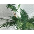 thumbnail image 3 of Ambesonne Tropic Quilted Coverlet 3 Pcs, Coconut Palm Tree Plants, King Size, Hunter Green, 3 of 4