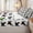 Ivory Black, variant on Erosebridal Cute Sweater Dachshund Tile Zipper Twin Comforter Sets with Fitted Sheet and 2 Pillowcases,Simple Paw Zipper Bedding Set,Ivory Black,4-Piece,Reversible